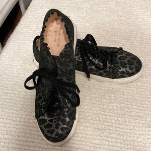 Kate Spade Lynn Leather Metallic Leopard print
